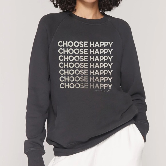 Spiritual Gangster Tops - | Spiritual Gangster | Happy Old School Sweatshirt. Size S.